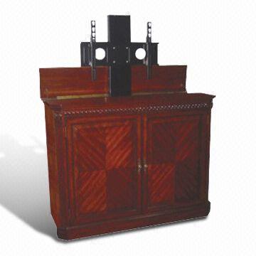 wooden cabinet plasma lift