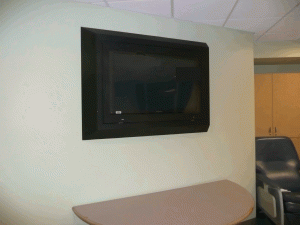 sloped top LCD TV enclosures