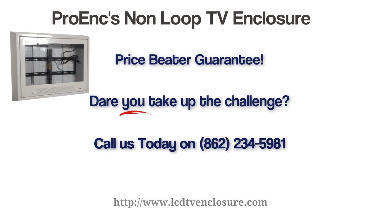 non loop TV enclosure by proenc