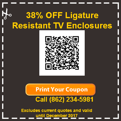 ligature resistant tv enclosures